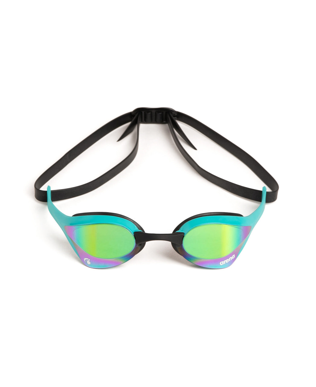ARENA COBRA ULTRA SWIPE MIRROR - EMERALD PEACOCK