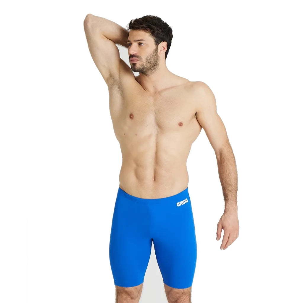 ARENA MEN'S SWIM TEAM JAMMER SOLID ROYAL/WHITE (004770-720)