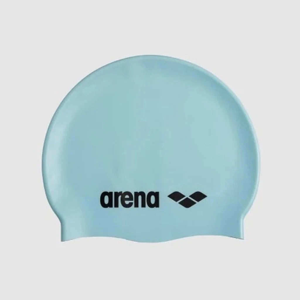 ARENA CLASSIC SILICONE ADULTS SWIMMING CAP PASTEL BLUE