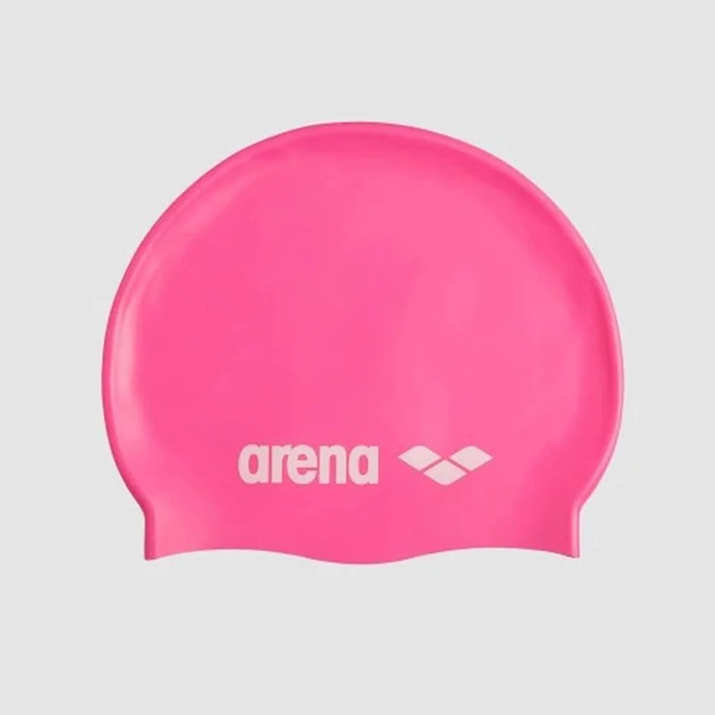 ARENA CLASSIC SILICONE ADULTS SWIMMING CAP BRIGHT PINK