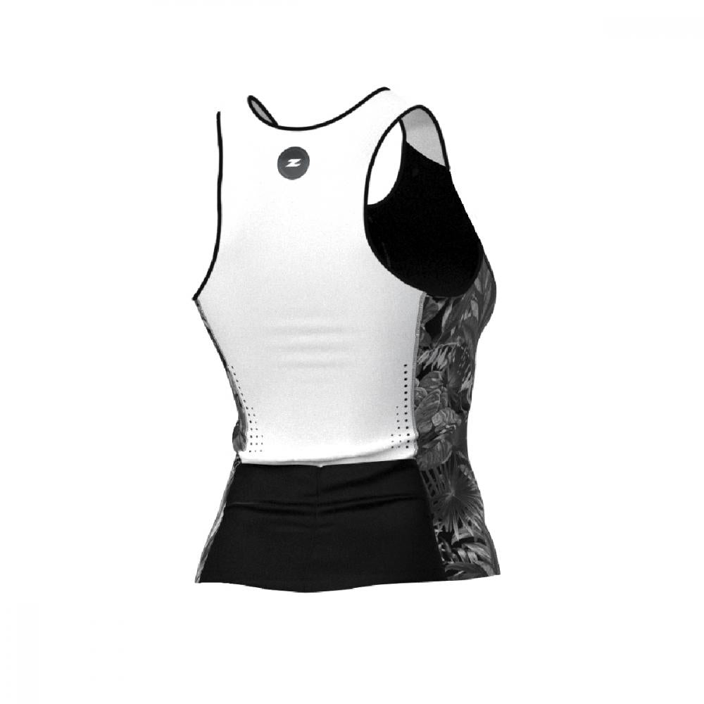 Z3R0D RACER WOMEN'S TOP TROPADELIC