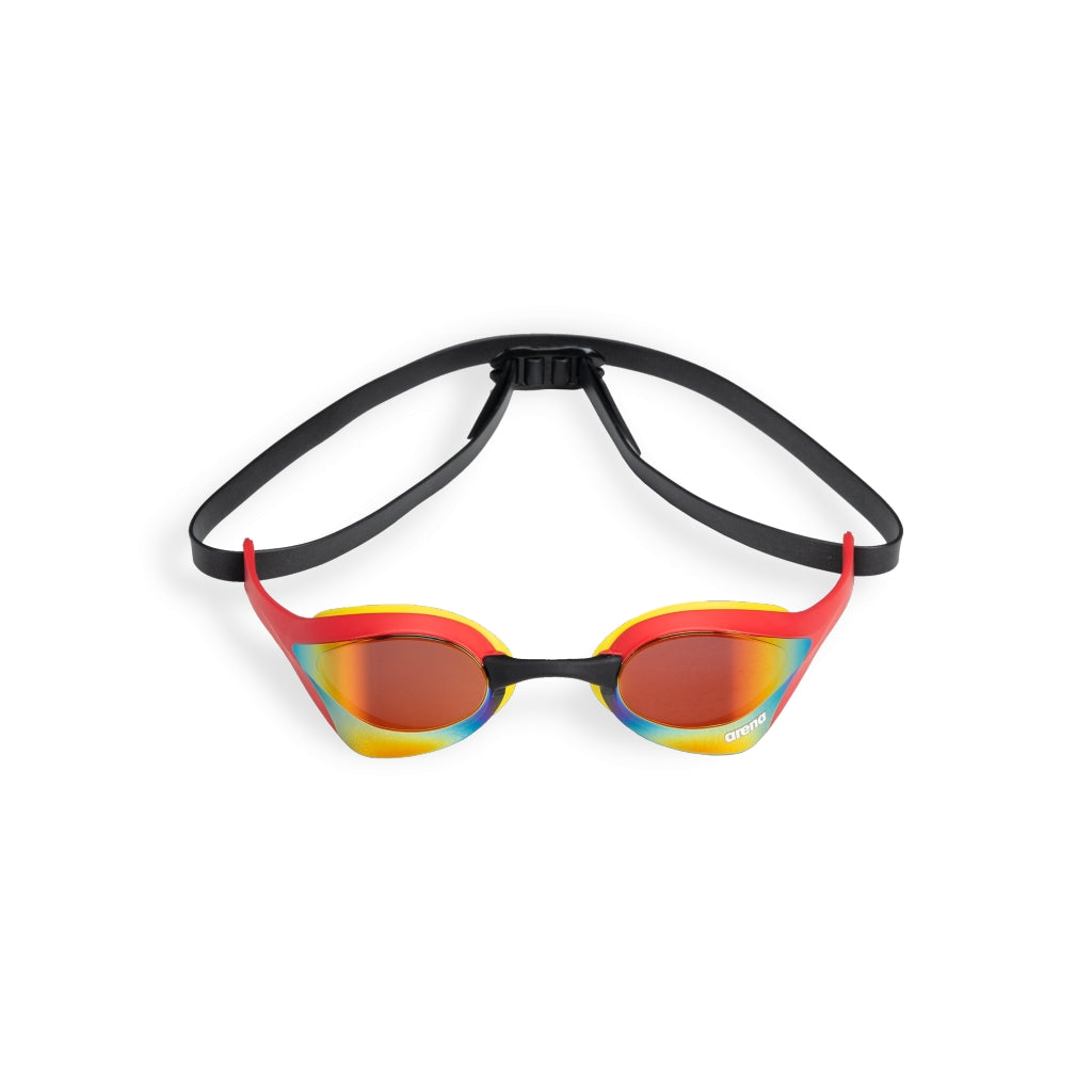 ARENA COBRA ULTRA SWIPE MIRROR - GOLD-RED