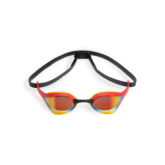 ARENA COBRA ULTRA SWIPE MIRROR - GOLD-RED