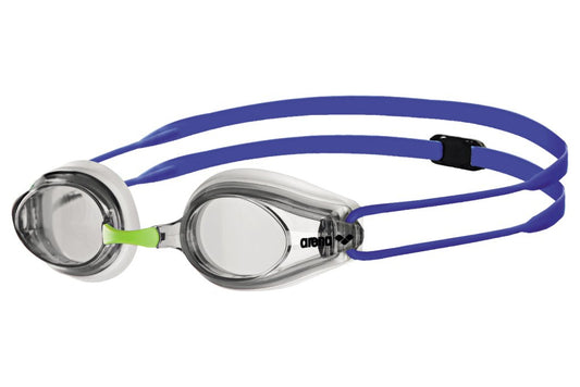 ARENA TRACKS RACING GOGGLES - WHITE CLEAR BLUE