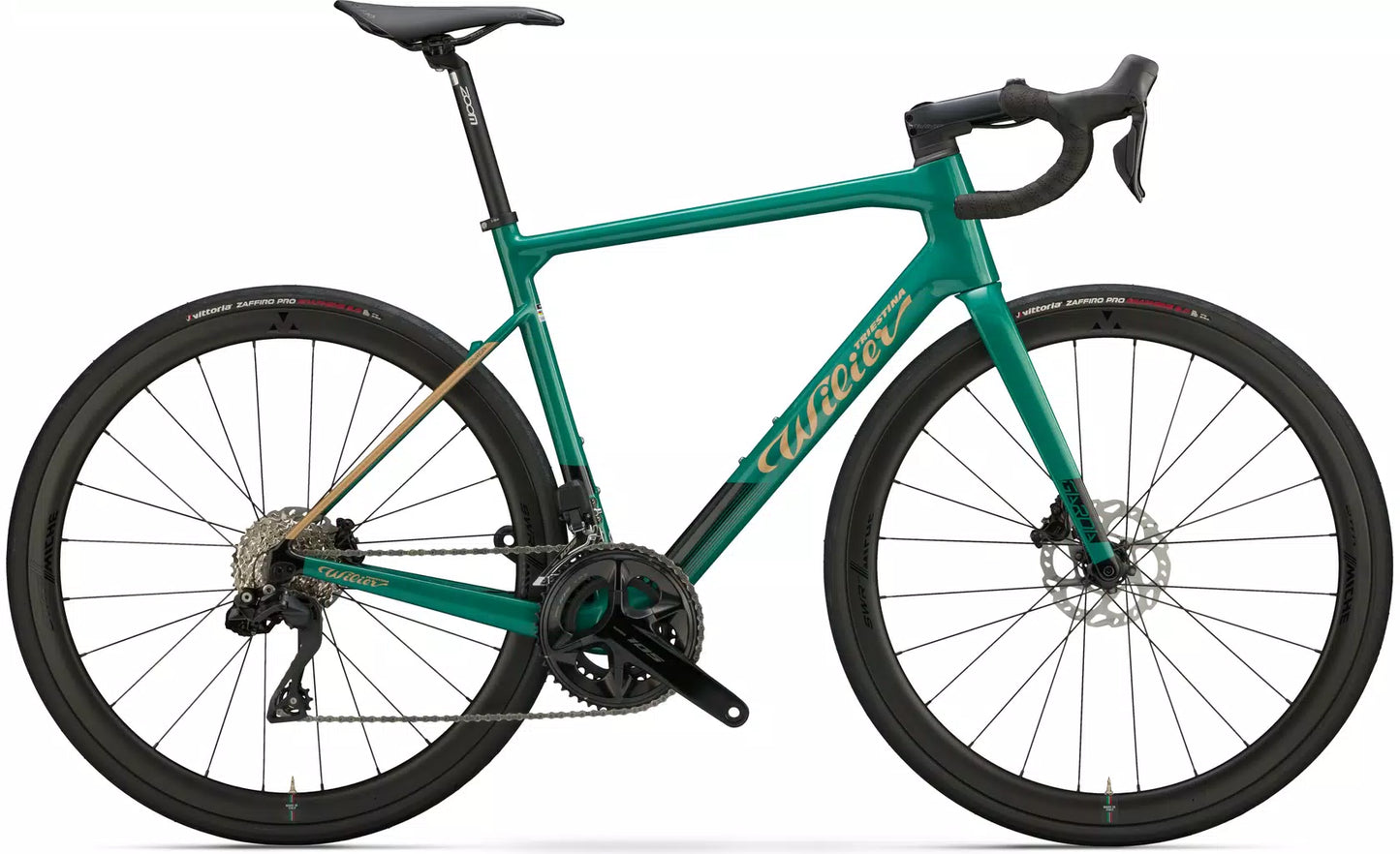 WILIER GARDA + STEMMA S2 GREEN GOLD GLOSSY