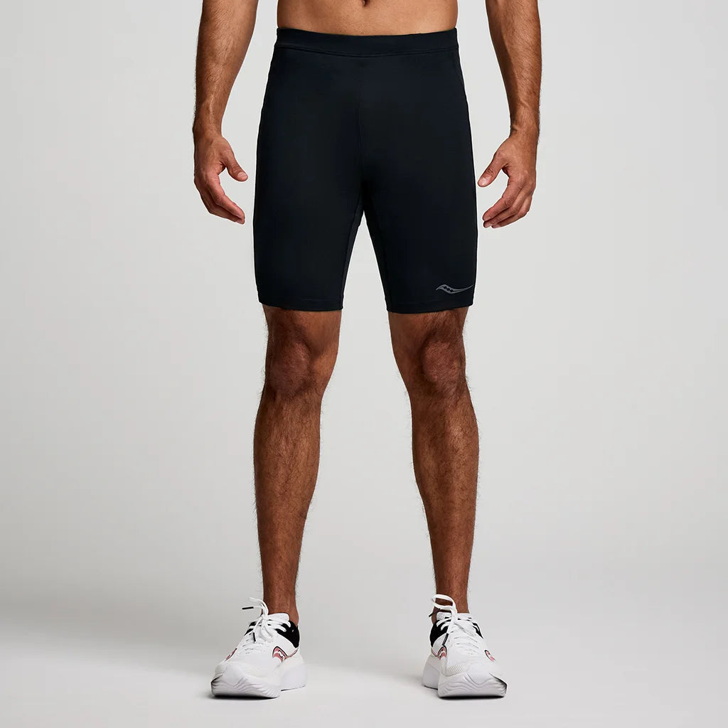 SAUCONY FORTIFY LINED HALF TIGHT MEN'S TIGHT BK
