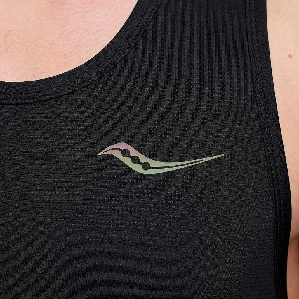 SAUCONY STOPWATCH SINGLET MEN'S SLEEVELESS BK