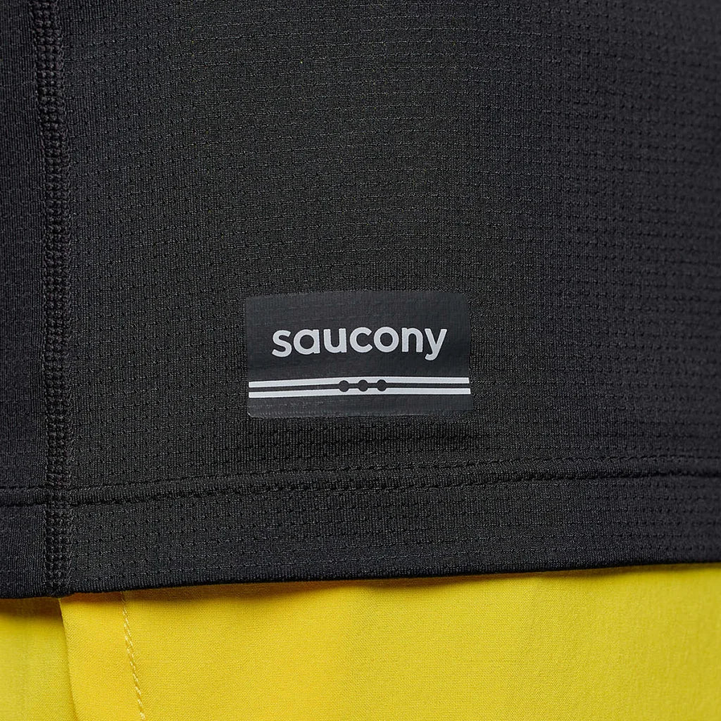 SAUCONY STOPWATCH SINGLET MEN'S SLEEVELESS BK