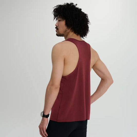 SAUCONY STOPWATCH SINGLET MEN'S SLEEVELESS MRNH