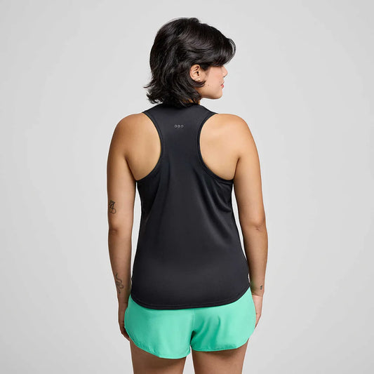 SAUCONY STOPWATCH SINGLET WOMEN'S SLEEVELESS BK
