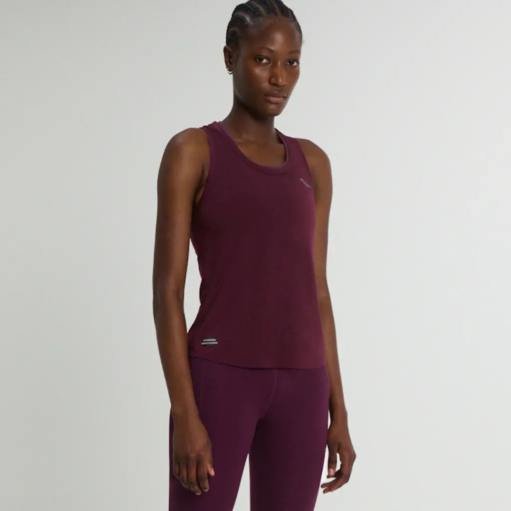 SAUCONY STOPWATCH SINGLET WOMEN'S SLEEVELESS EGH