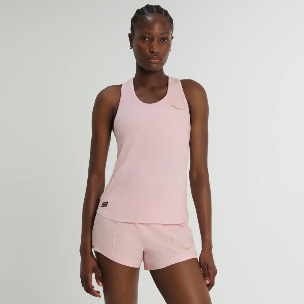 SAUCONY STOPWATCH SINGLET WOMEN'S SLEEVELESS SLKH