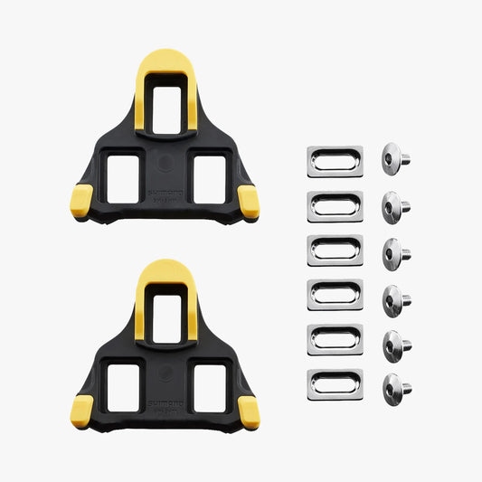 SHIMANO SPD-SL CLEAT SET 6 - DEGREE MODE (YELLOW)
