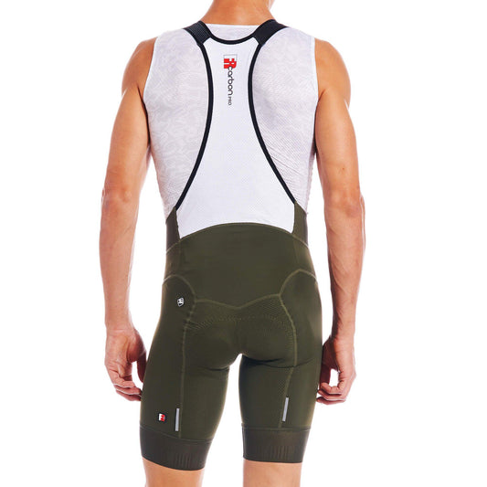 GIORDANA FR-C PRO BIB SHORT MEN'S OLIVE GREEN