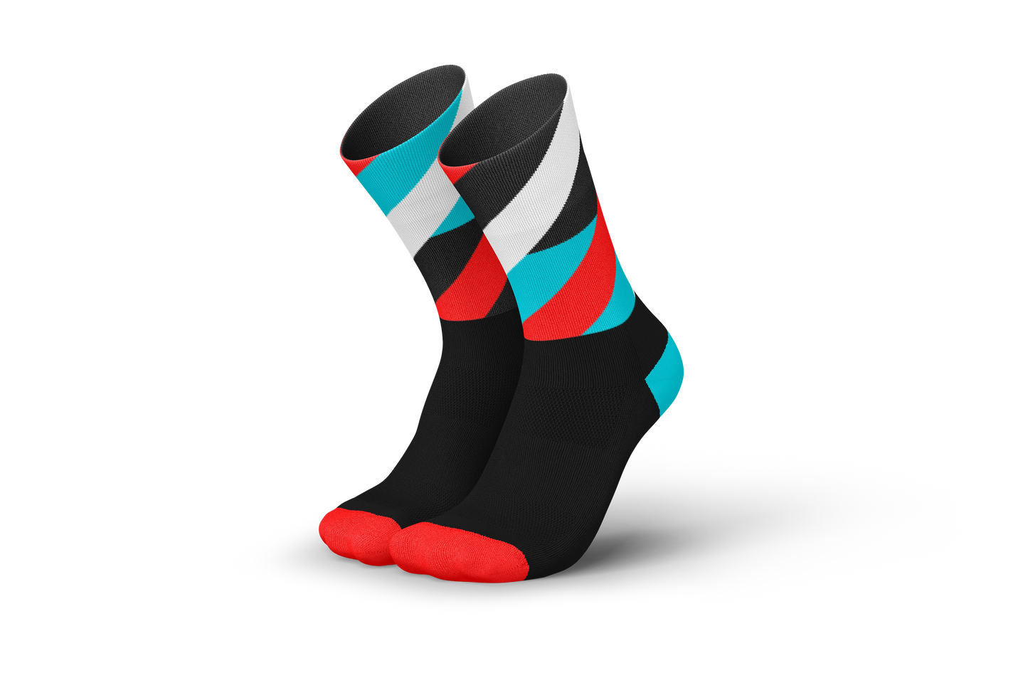 INCYLENCE RUNNING LOOPS BLACK CYAN INFERNO