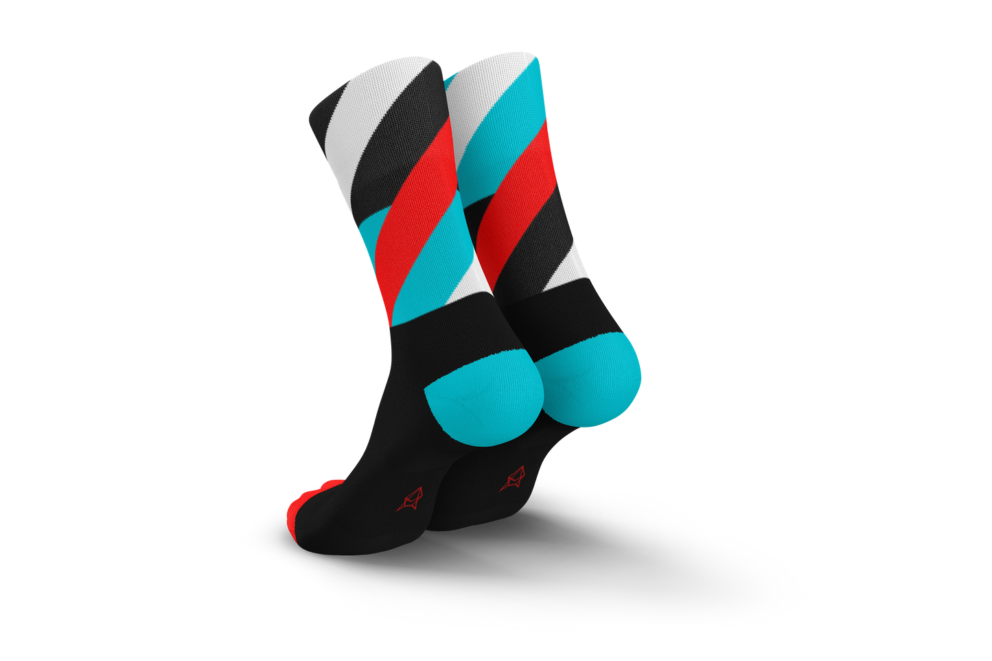 INCYLENCE RUNNING LOOPS BLACK CYAN INFERNO