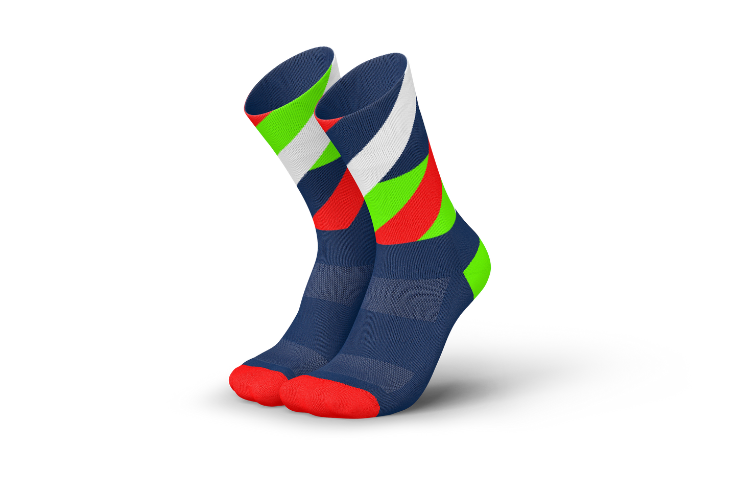 INCYLENCE RUNNING LOOPS NAVY GREEN INFERNO