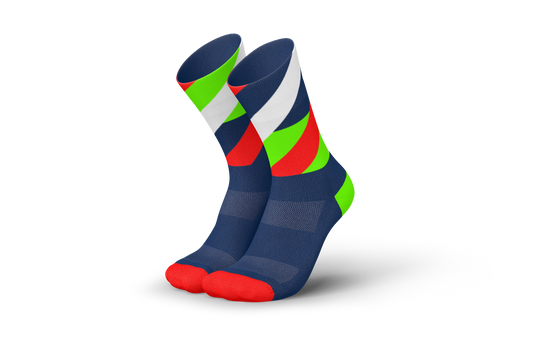 INCYLENCE RUNNING LOOPS NAVY GREEN INFERNO