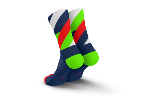 INCYLENCE RUNNING LOOPS NAVY GREEN INFERNO