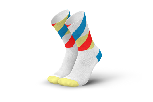 INCYLENCE RUNNING LOOPS WHITE BLUE INFERNO
