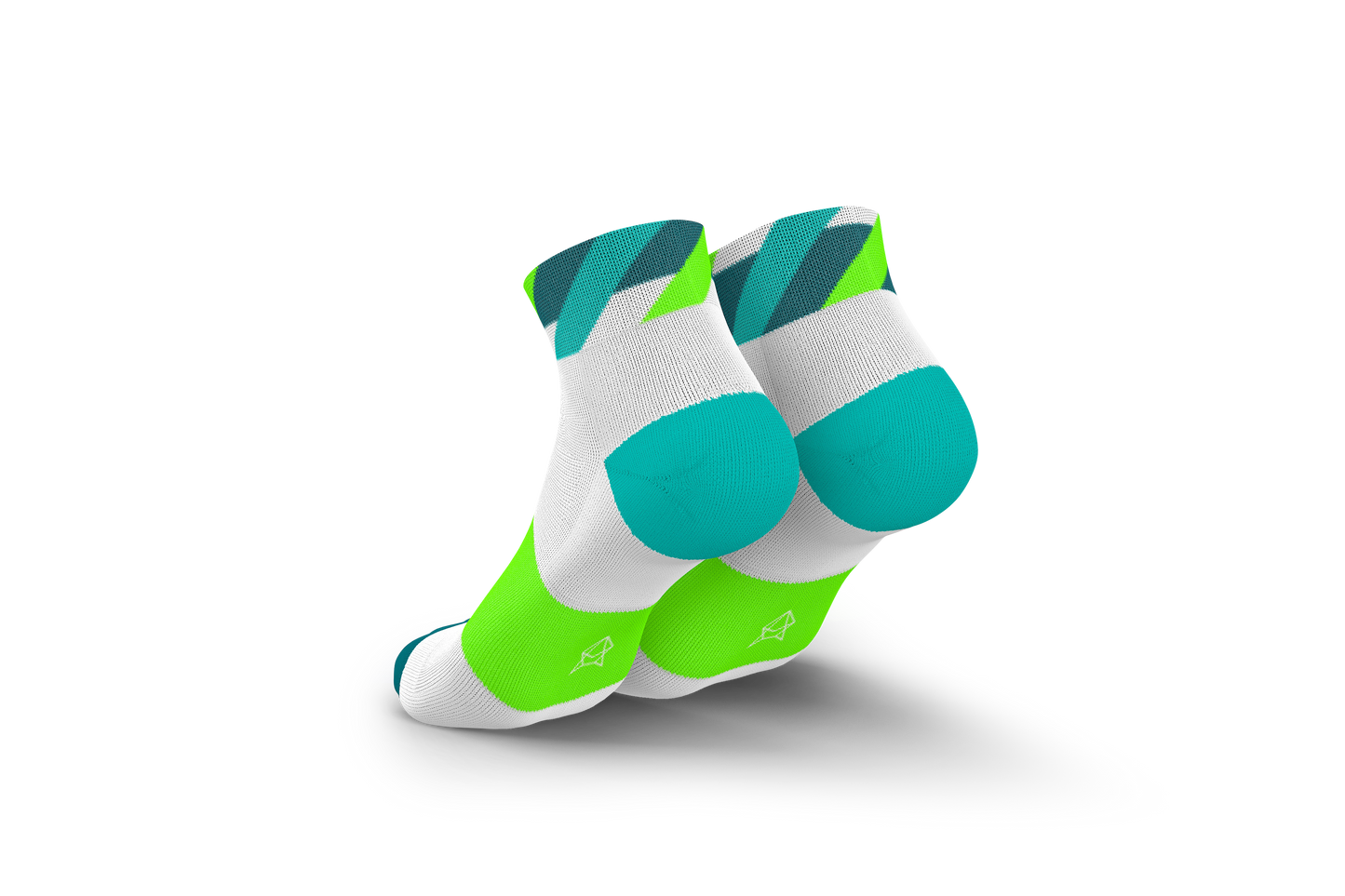 INCYLENCE RUNNING LOOPS SHORT WHITE GREEN