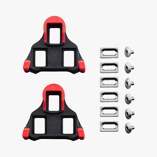 SHIMANO SPD-SL CLEAT SET FIXED MODE CLEAT (RED)