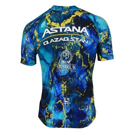 GIORDANA FR-C PRO JERSEY MENS ASTANA KAZAKHSTAN TEAM TDF SPECIAL EDITION 2023