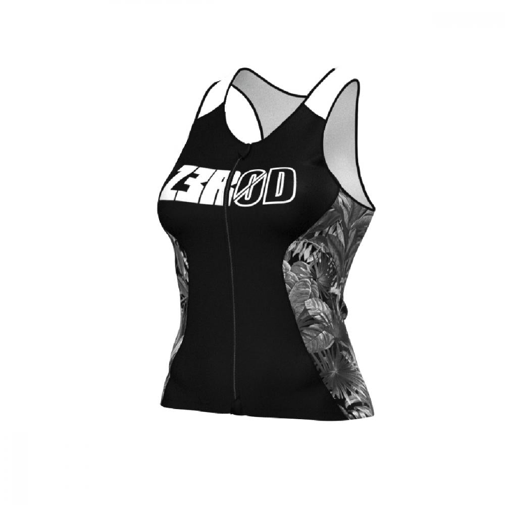 Z3R0D RACER WOMEN'S TOP TROPADELIC