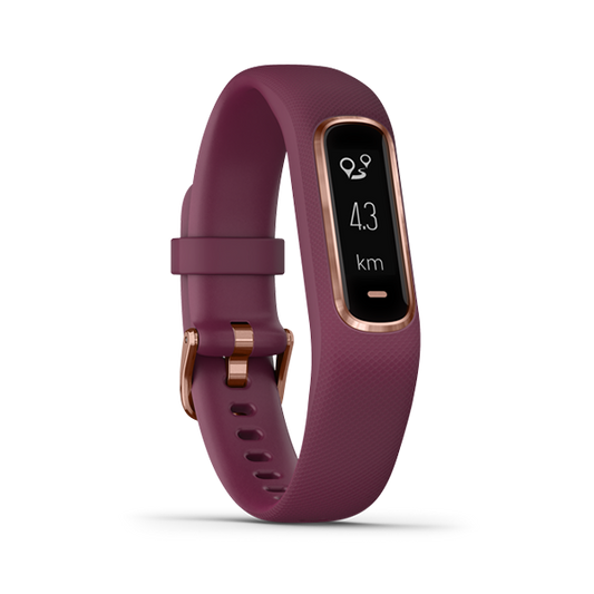 GARMIN VIVOSMART 4 - ROSE GOLD WITH BERRY BAND (S-M)